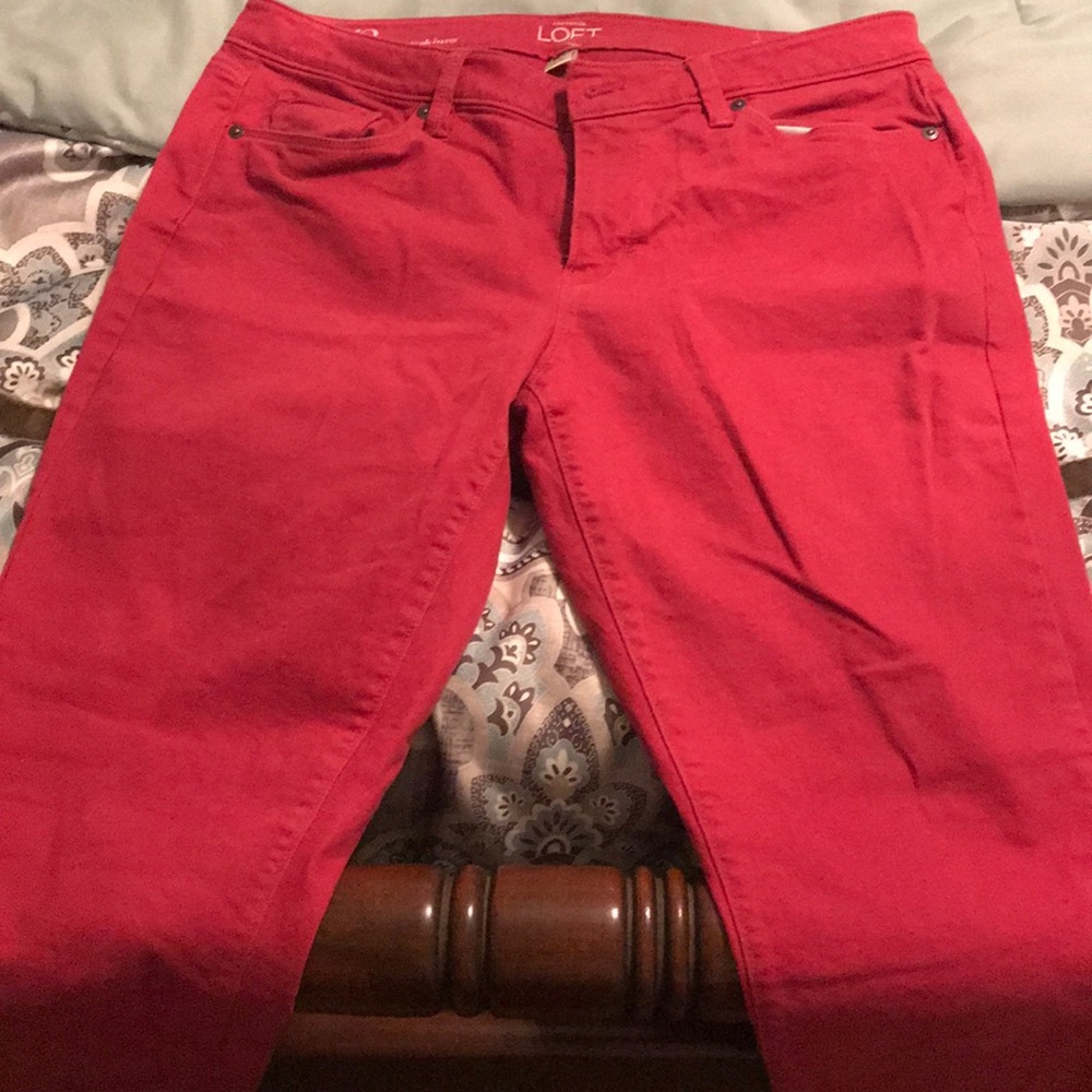 Loft curvy skinny jeans